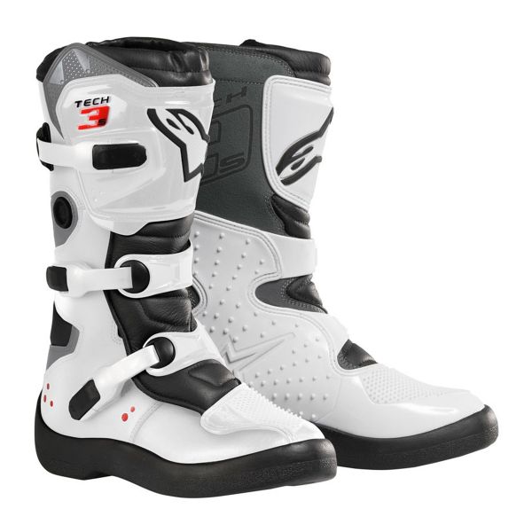 Bottes cross Alpinestars Tech 3S Kids Black White cherche