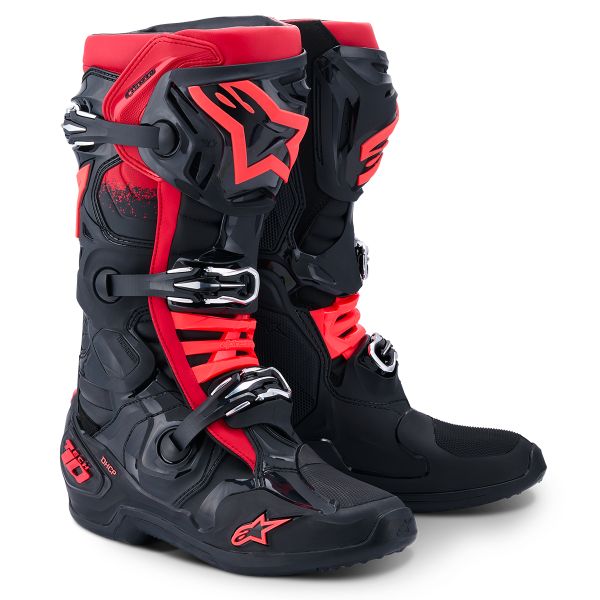 Bottes Cross Alpinestars Tech 10 Black Red