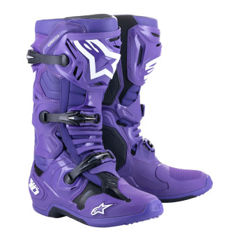 Bottes Cross Alpinestars Tech 10 Ultraviolet Black Bottes Cross Alpinestars Tech 10 Ultraviolet Black