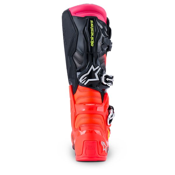 Alpinestars Tech 7 Black Red Fluo Pink Fluo