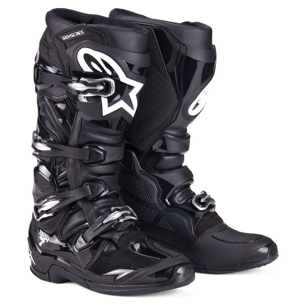 Bottes Cross Alpinestars Tech 7 Black Black