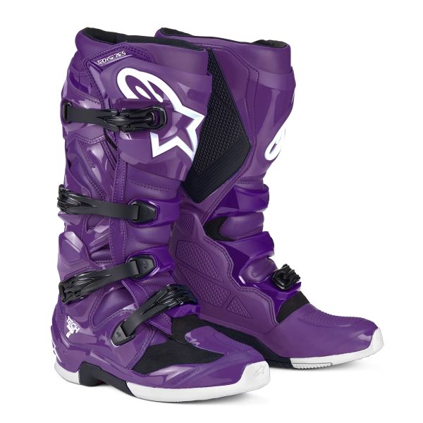 Bottes Cross Alpinestars Tech 7 Purple Bottes Cross Alpinestars Tech 7 Purple