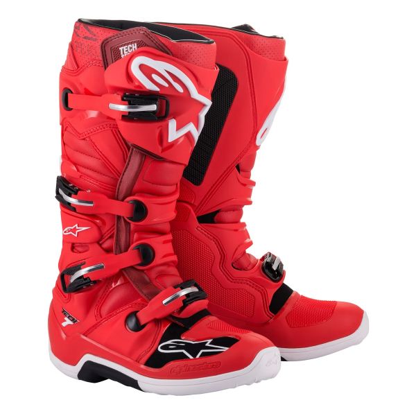 Bottes Cross Alpinestars Tech 7 Red White