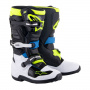 Bottes Cross Alpinestars TECH 7 S Black Enamel Blue Yellow Fluo Enfant