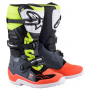 Bottes Cross Alpinestars TECH 7 S Dark Gray Red Yellow Fluo Enfant