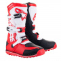 Bottes Cross Alpinestars Tech T Bright Red Black White