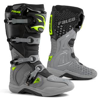 Bottes Cross Falco Level 2 Grey Fluo Bottes Cross Falco Level 2 Grey Fluo
