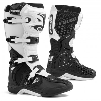 Bottes Cross Falco Level 2 White Black