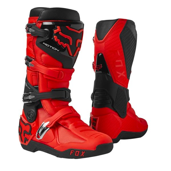 Bottes Cross FOX Motion Boot Flo Red