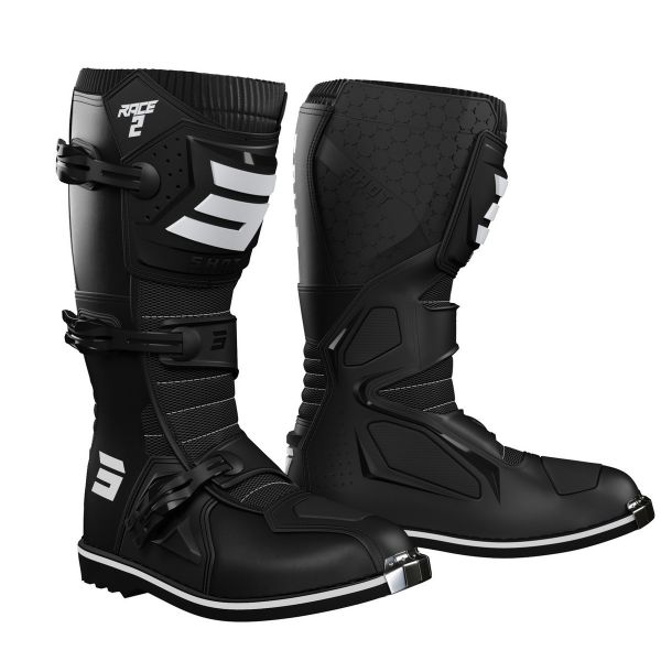 Bottes Cross SHOT Race 2 Black Enfant