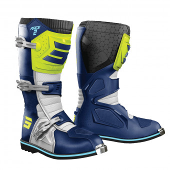 Bottes Cross SHOT Race 2 Blue Neon Yellow Bottes Cross SHOT Race 2 Blue Neon Yellow