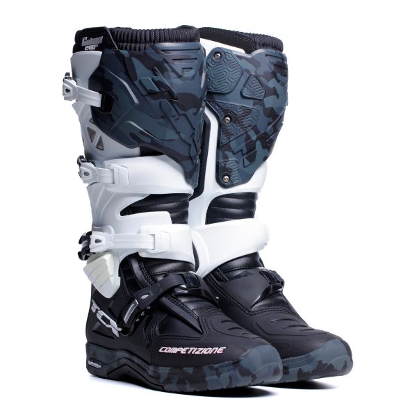 Bottes Cross TCX Comp Evo 2 Michelin Black White Grey
