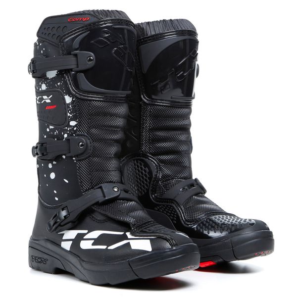Bottes Cross TCX Comp Kid Black Black White