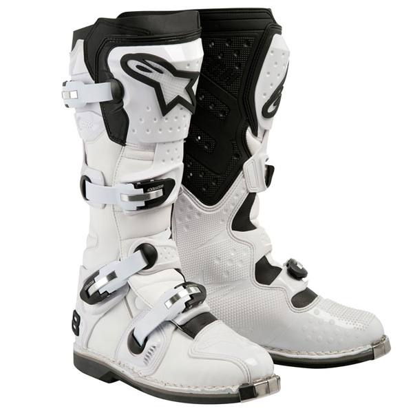 Bottes Cross Alpinestars Tech 8 Light Blanc