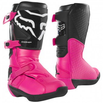 Bottes Cross FOX Comp Boot Black Pink Enfant Bottes Cross FOX Comp Boot Black Pink Enfant