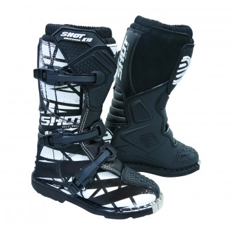 Bottes Cross SHOT K10 2.0 Noir Motif Bottes Cross SHOT K10 2.0 Noir Motif