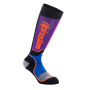Chaussettes Cross Alpinestars Youth MX Plus Black Royal Blue Purple