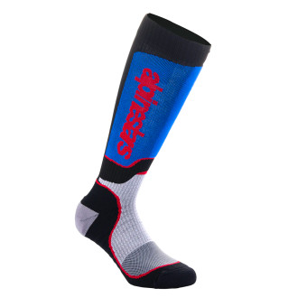 Chaussettes Cross Alpinestars Youth MX Plus Black White Royal Blue Chaussettes Cross Alpinestars Youth MX Plus Black White Royal Blue