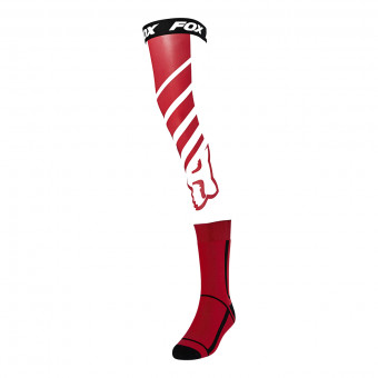 Chaussettes Cross FOX Mach One Knee Brace Sock Flame Red Chaussettes Cross FOX Mach One Knee Brace Sock Flame Red