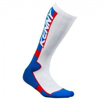 Chaussettes Cross Kenny MX Tech Blue White Red Socks