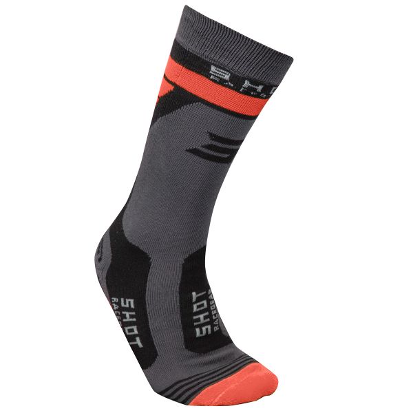 Chaussettes Cross SHOT Race 2.0 Neon Orange Enfant Chaussettes Cross SHOT Race 2.0 Neon Orange Enfant