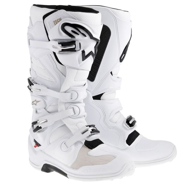 Bottes Cross Alpinestars TECH 7 White