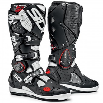 Bottes Cross SIDI Crossfire 2 SRS Black White Bottes Cross SIDI Crossfire 2 SRS Black White