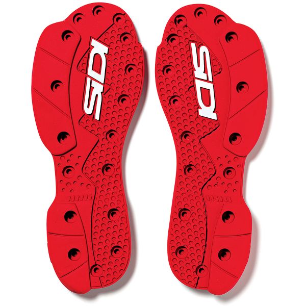 Bottes Cross SIDI Semelles SRS Supermotard Rouge - 46