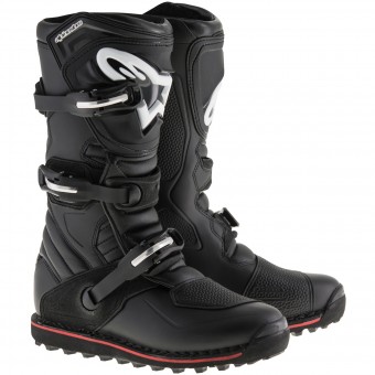 Bottes Cross Alpinestars Tech-T Black Red Bottes Cross Alpinestars Tech-T Black Red