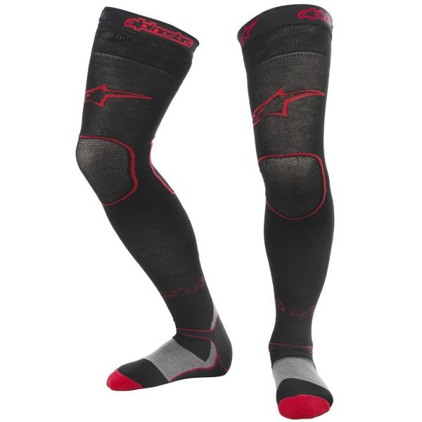 Chaussettes Cross Alpinestars Long Mx Socks Black Red