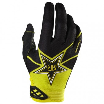 Gants Cross FOX Dirtpaw Rockstar Black Yellow