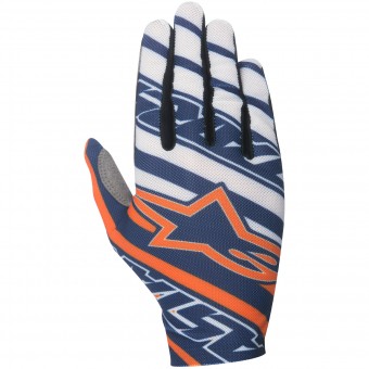 Gants Cross Alpinestars Dune Navy Orange Gants Cross Alpinestars Dune Navy Orange