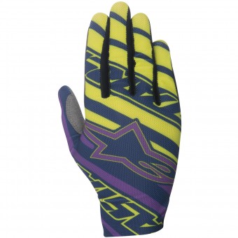 Gants Cross Alpinestars Dune Navy Purple Gants Cross Alpinestars Dune Navy Purple