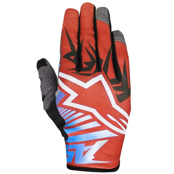 Gants Cross Alpinestars Racer Braap Red Blue White