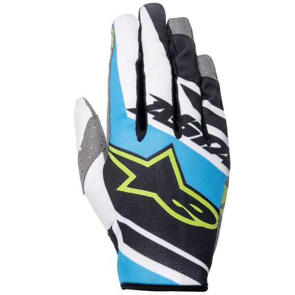 Gants Cross Alpinestars Racer Supermatic Cyan
