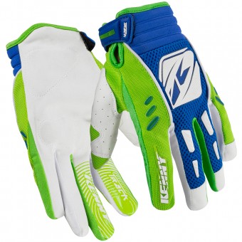 Gants Cross Kenny Track Green Blue Enfant Gants Cross Kenny Track Green Blue Enfant