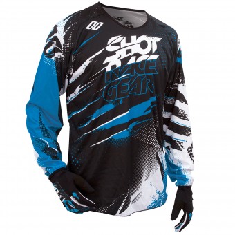 Maillot Cross SHOT Devo Capture Blue Enfant Maillot Cross SHOT Devo Capture Blue Enfant