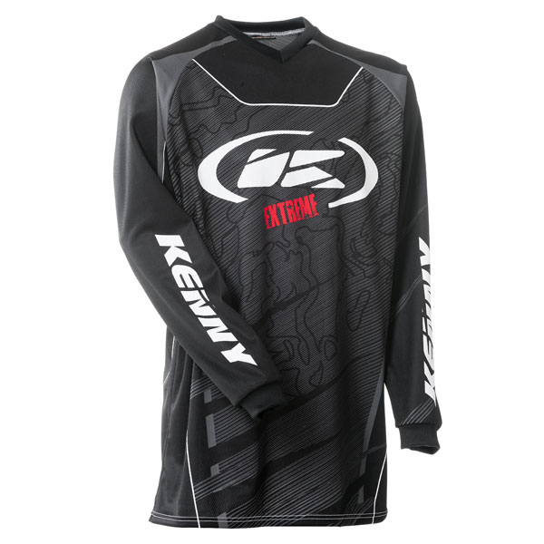Maillot Cross Kenny Extreme Washed Black Jersey