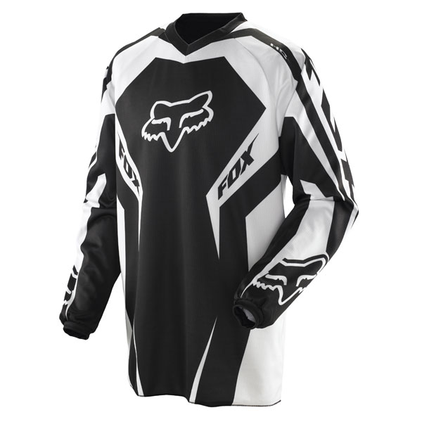 Maillot Cross FOX HC 180 Race Black White