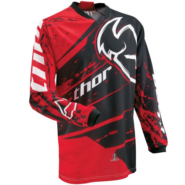 Maillot Cross Thor Phase Splatter Red Jersey