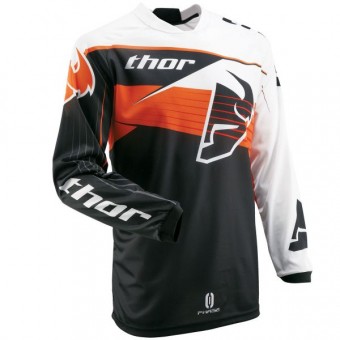 Maillot Cross Thor Phase Streak Orange Jersey