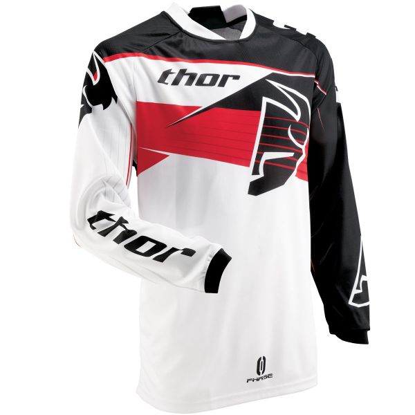 Maillot Cross Thor Phase Streak Red Jersey