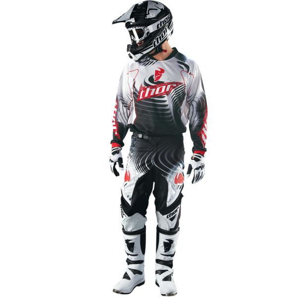 Thor Phase Vented Warp Red Jersey