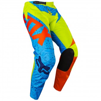 Pantalon Cross FOX 180 Nirv Yellow Blue Pant Enfant 586 Pantalon Cross FOX 180 Nirv Yellow Blue Pant Enfant 586