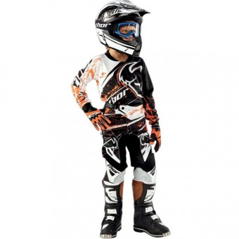 Thor Phase Splatter Orange Pant Enfant
