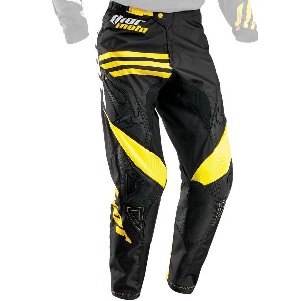 Pantalon Cross Thor Phase Strands Black Yellow Pant Pantalon Cross Thor Phase Strands Black Yellow Pant