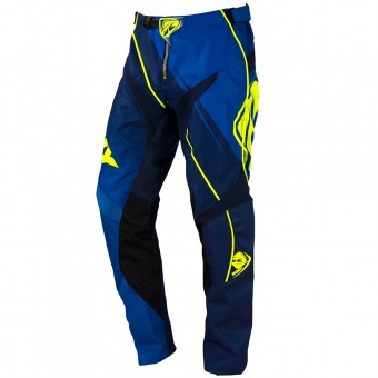 Pantalon Cross Kenny Track Blue Neon Yellow Pant Enfant Pantalon Cross Kenny Track Blue Neon Yellow Pant Enfant