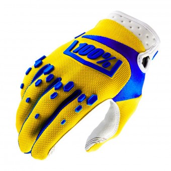 Gants Cross 100% Airmatic Yellow Gants Cross 100% Airmatic Yellow