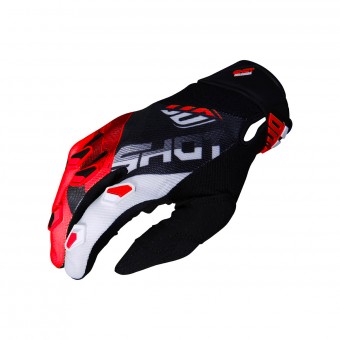 Gants Cross SHOT Devo Ultimate Noir Rouge CE Gants Cross SHOT Devo Ultimate Noir Rouge CE