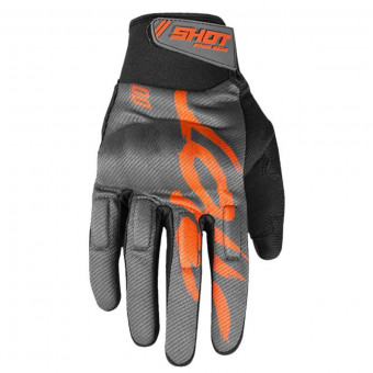 Gants Cross SHOT Drift Razor Dark Grey Orange CE Gants Cross SHOT Drift Razor Dark Grey Orange CE